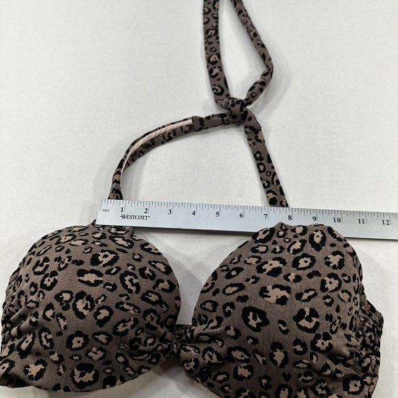 Shade And Shore Womens Sz 34D Swim Top Underwire Lightly Lined Animal Print NWOT - Picture 7 of 11
